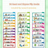 Interactive Phonics & Word Family Flip Books for Kids (3–5 Years) – 30 Read & Rhyme Sight Word Flash Cards for Early Literacy & Vocabulary