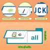 Interactive Phonics & Word Family Flip Books for Kids (3–5 Years) – 30 Read & Rhyme Sight Word Flash Cards for Early Literacy & Vocabulary