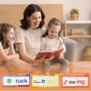 Interactive Phonics & Word Family Flip Books for Kids (3–5 Years) – 30 Read & Rhyme Sight Word Flash Cards for Early Literacy & Vocabulary