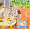 Interactive Phonics & Word Family Flip Books for Kids (3–5 Years) – 30 Read & Rhyme Sight Word Flash Cards for Early Literacy & Vocabulary